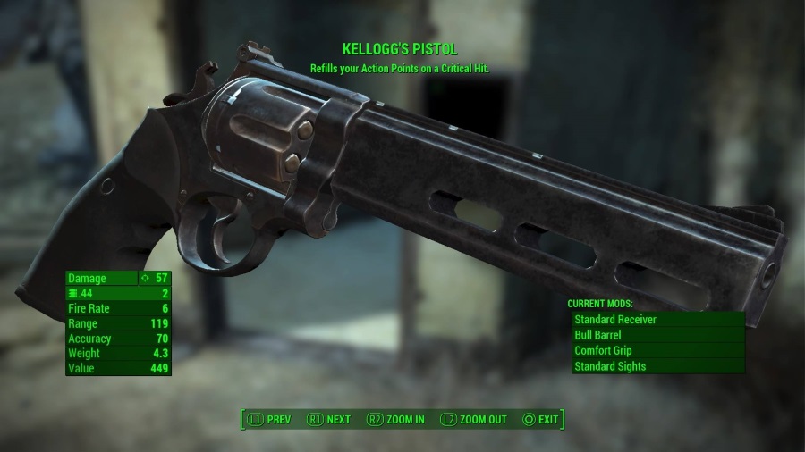 fallout 4 lowered weapons